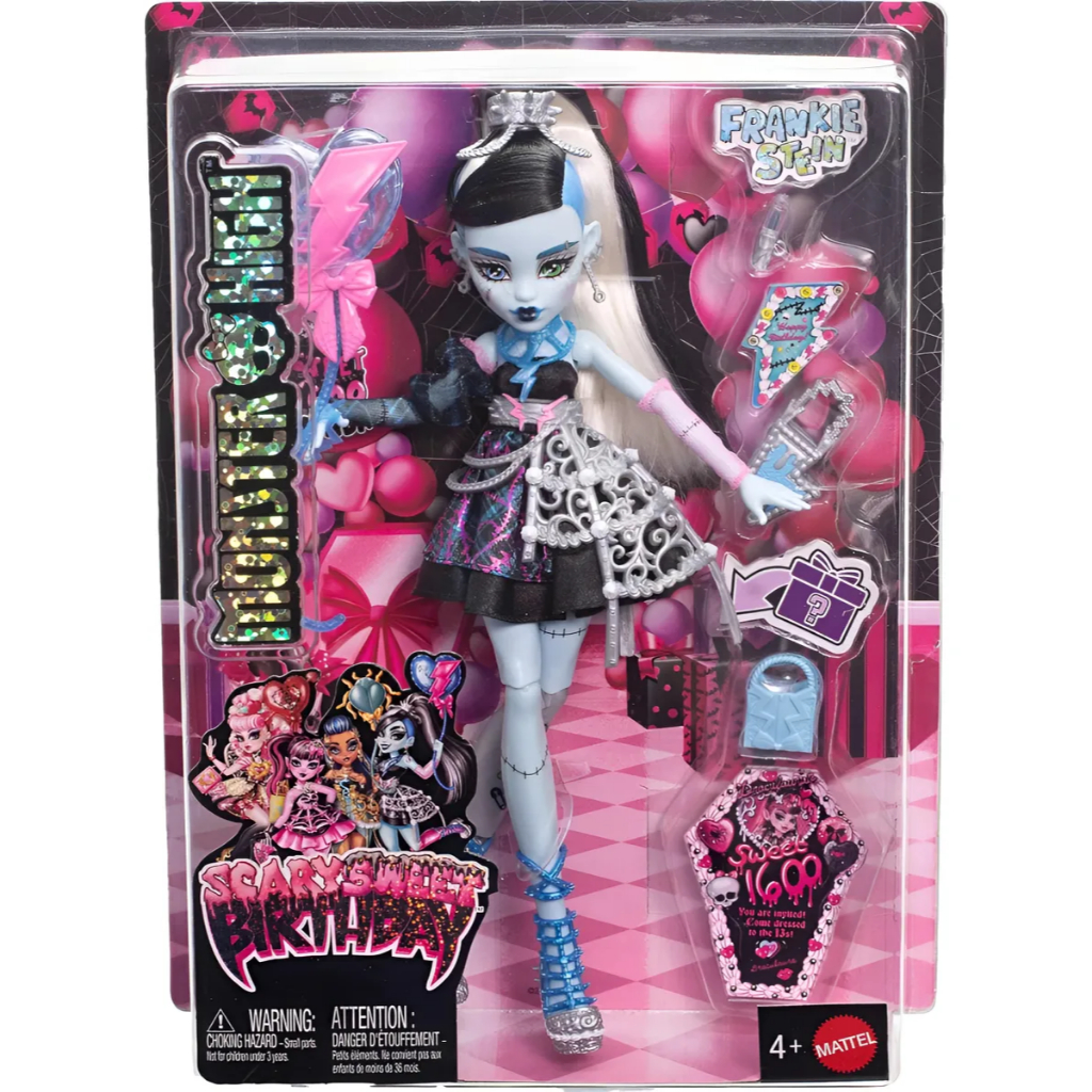 Boneca Monster Frank Stein High Scary Birthday Aniversário de 1600 Anos - Mattel Jbg75 em Oferta na Shopee