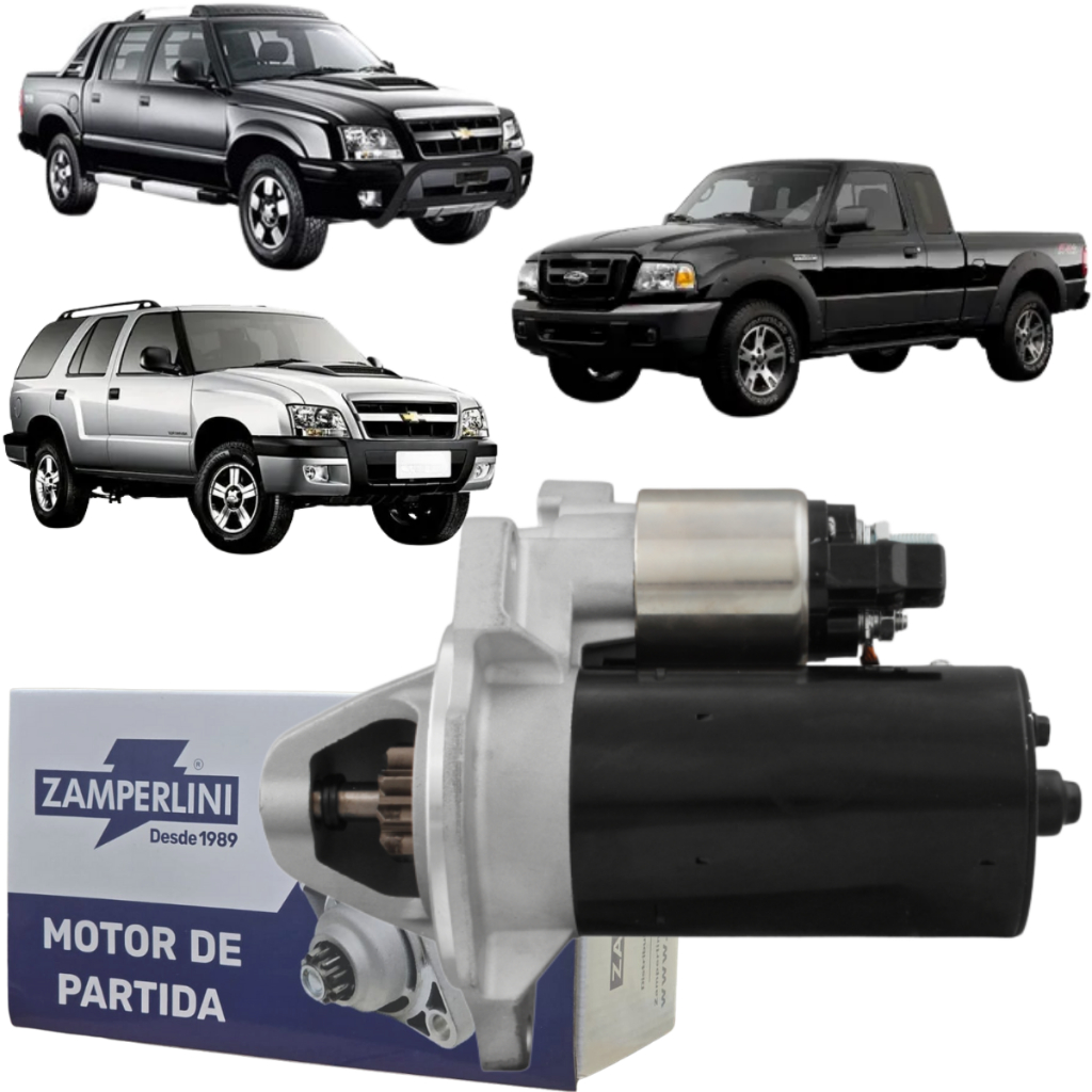 Motor de Partida Arranque Para Ford Ranger Gm S10 Blazer Nissan Frontier X-Terra 2.8d Motor MWM 4.07 em Oferta na Shopee