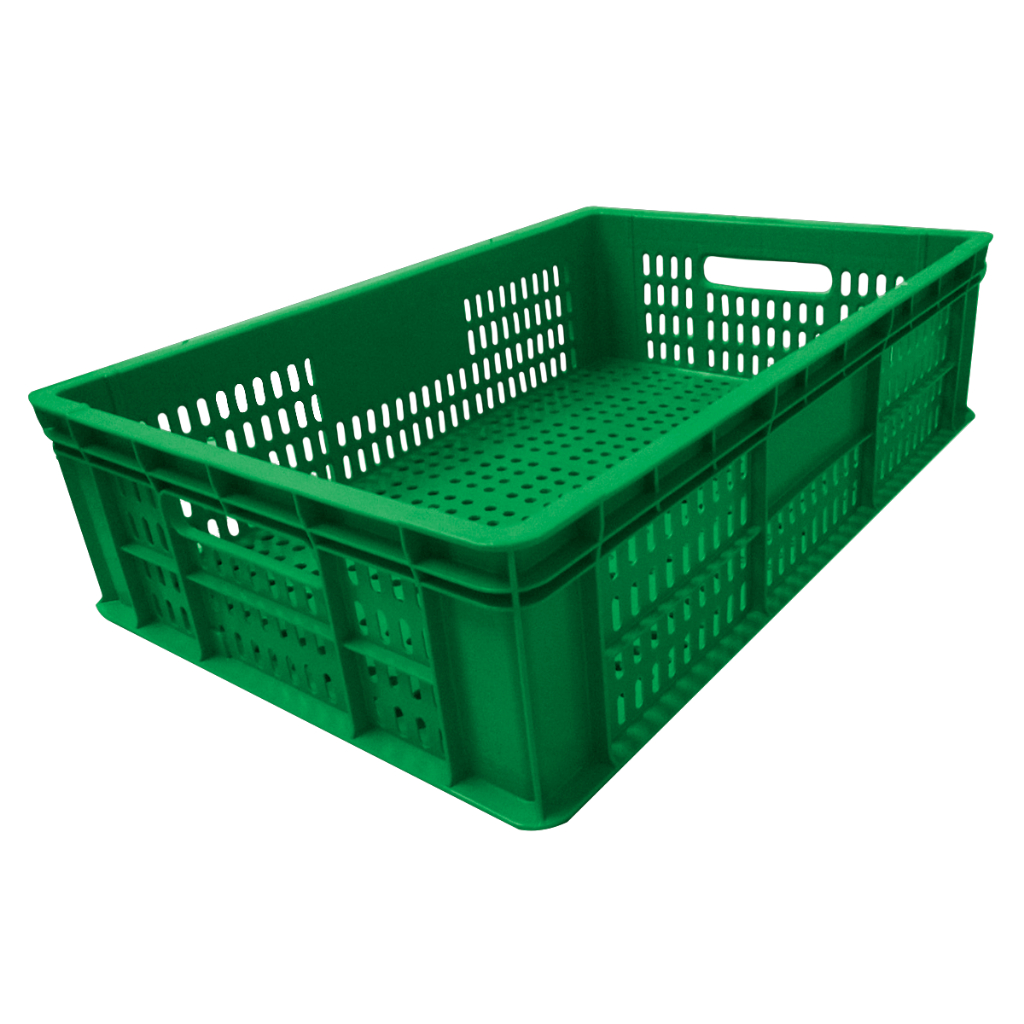 2 Cestos Plástico Caixa Hortifruti Reforçada Organizadora P/ Mercado Lojas Estoques Multiuso em Oferta na Shopee