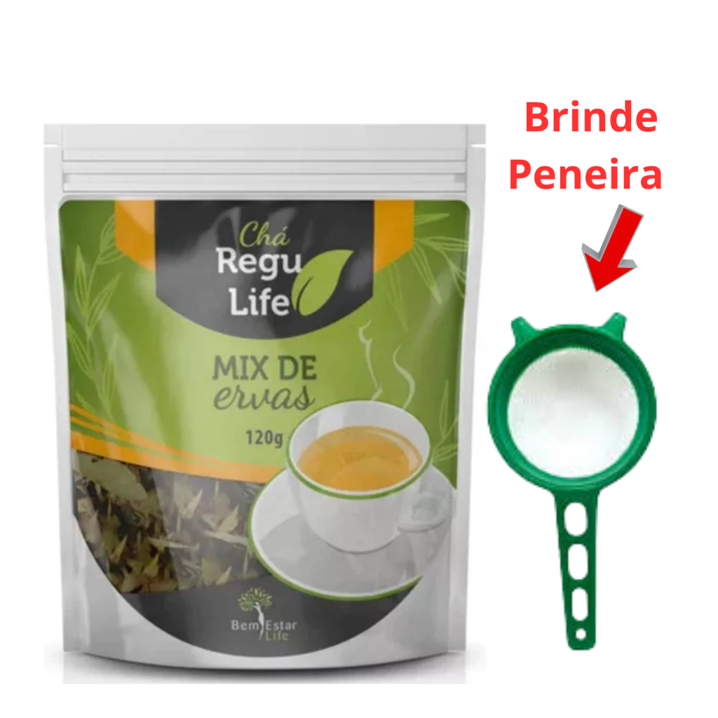 Chá Regulife 120g Bem estar life em Oferta na Shopee