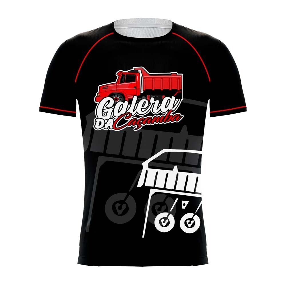 Camiseta Caminhoneiro Galera da Caçamba – Uniforme Estilo Caminhão