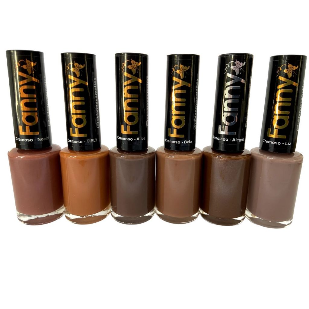 Kit Esmalte Fanny Coleção Sofisticada - 6 Unidades
