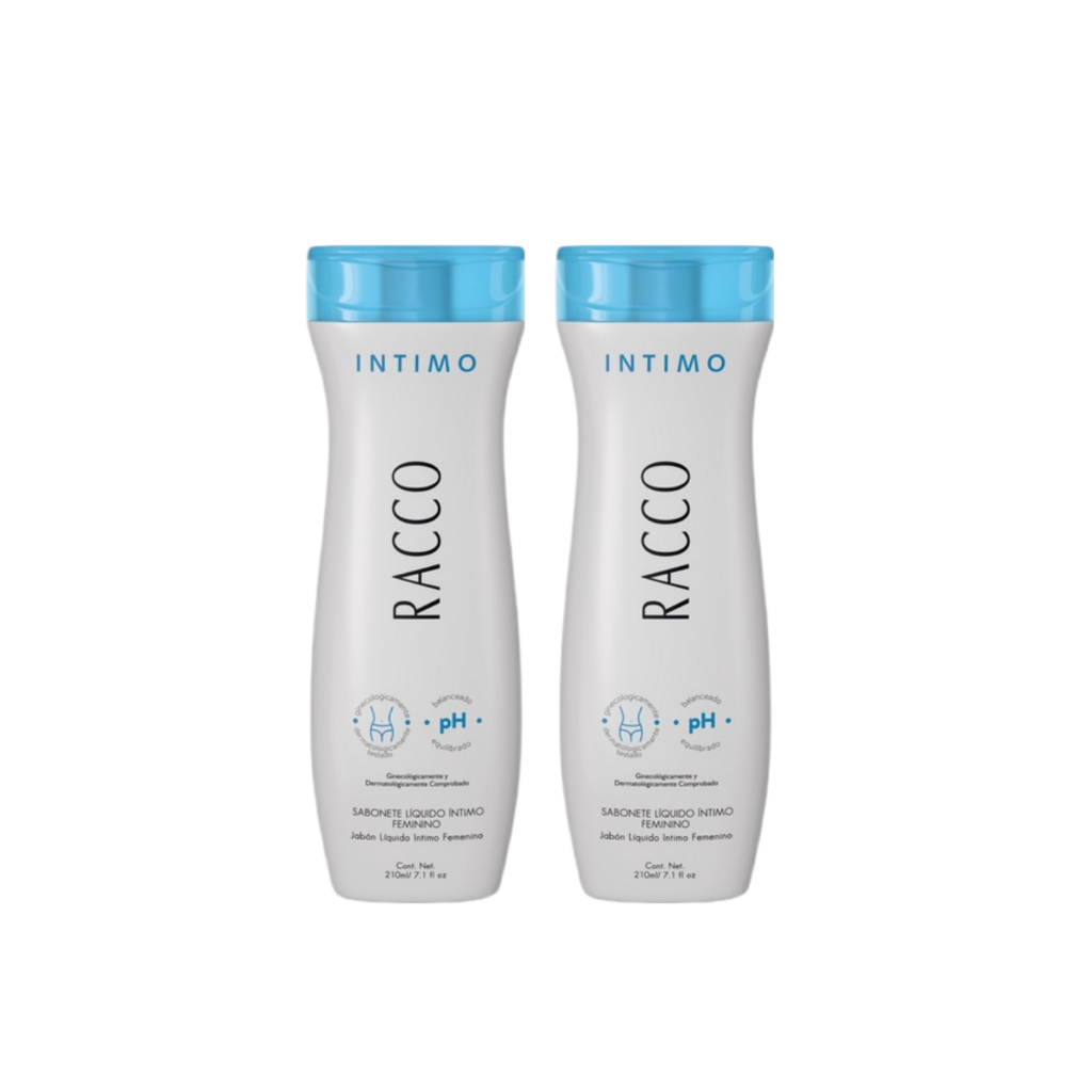 Kit C/2 Sabonete Líquido Íntimo Feminino Racco, 210ml