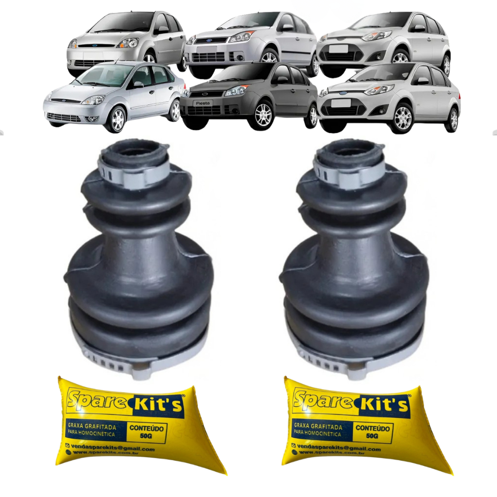 Par Kit Coifa Tulipa Trizeta Ka Fiesta Ecosport Courie Ka