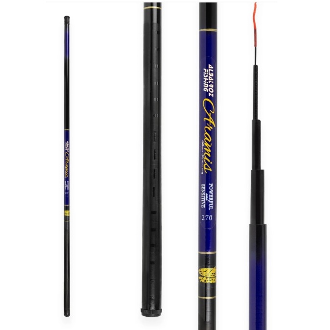 Vara Telescópica de Mão - Aramis - Albatroz - Várias Medidas - 22% Carbono