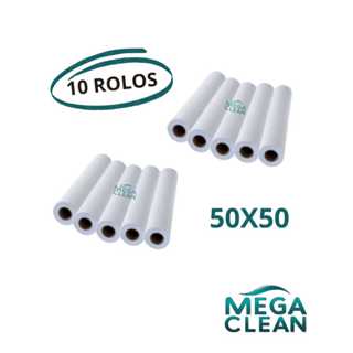 Lençol Descartável Papel Maca 50x50 - c/ 10 rolos em Oferta na Shopee