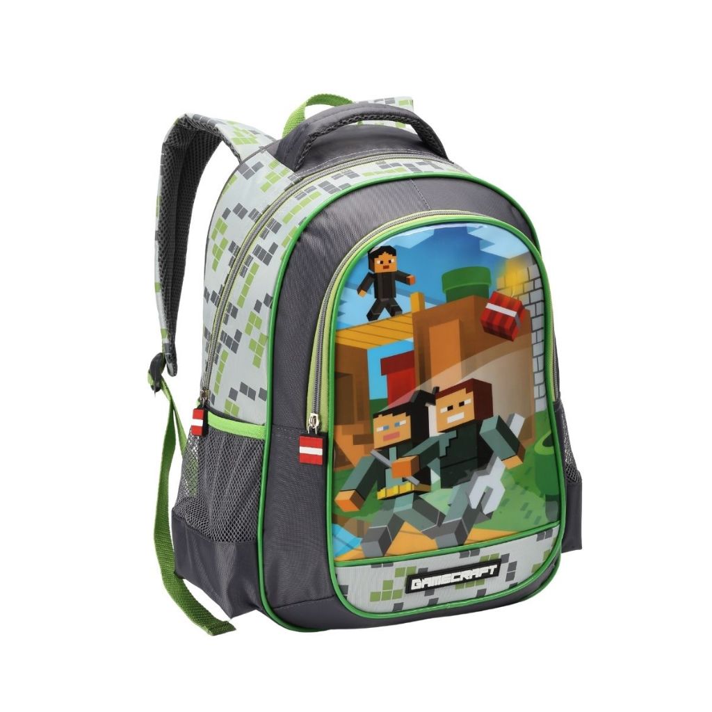 Mochila Bolsa Escolar Creche Infantil Jogo Gamecraft Pequena em Oferta na Shopee