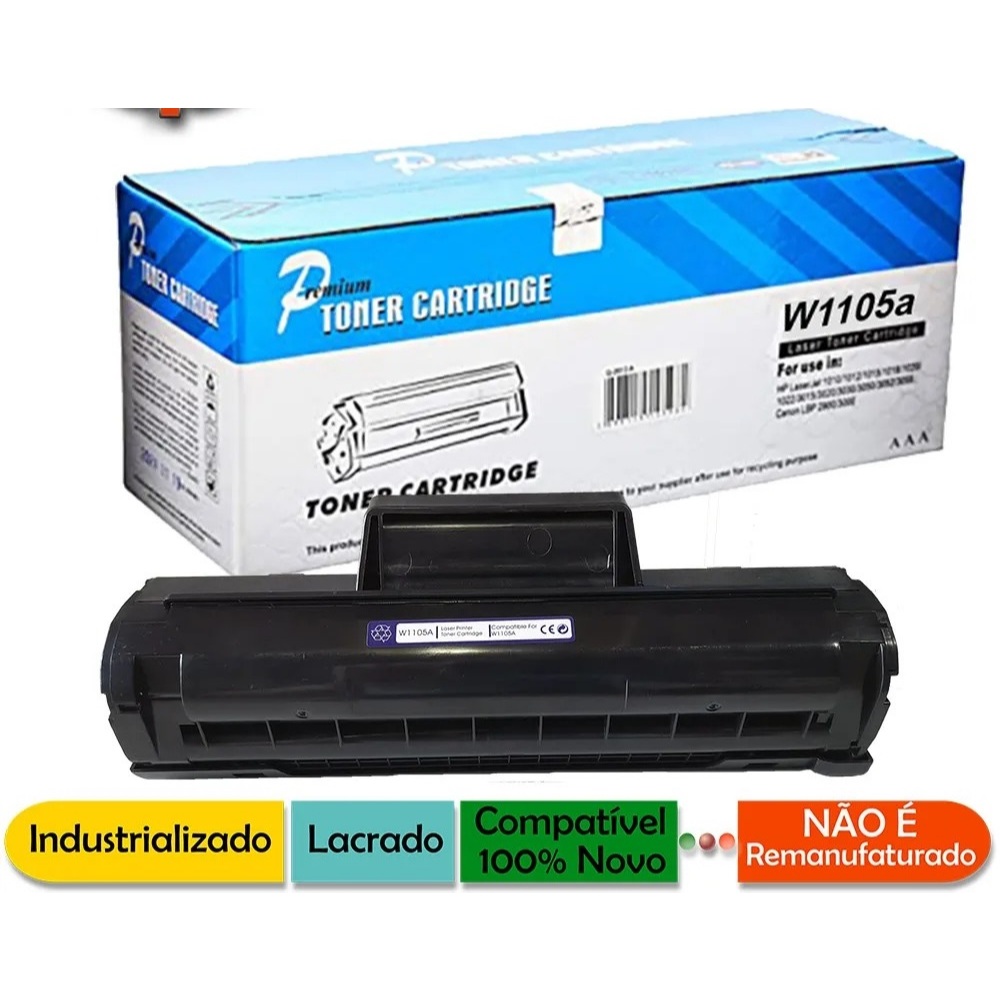 Toner Masterprint W1105a Compatível HP Com Chip Impressora 4103 Multifuncional