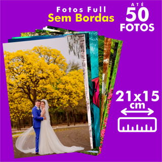 50 Fotos Revelação 15x21 - Impressão de Fotos - Escolha suas fotos em Oferta na Shopee