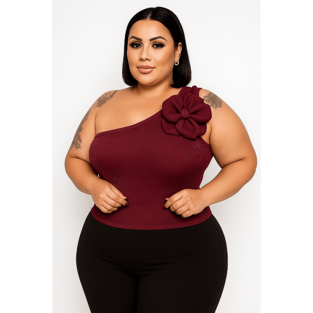 Blusa Feminina Canelada Plus Size - Comprar com Melhor Preço em Blusas