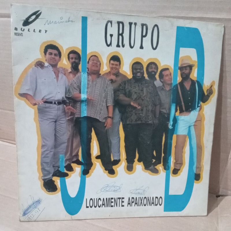 LP VINIL GRUPO JB SAMBA -LOUCAMENTE APAIXONADO 1.991