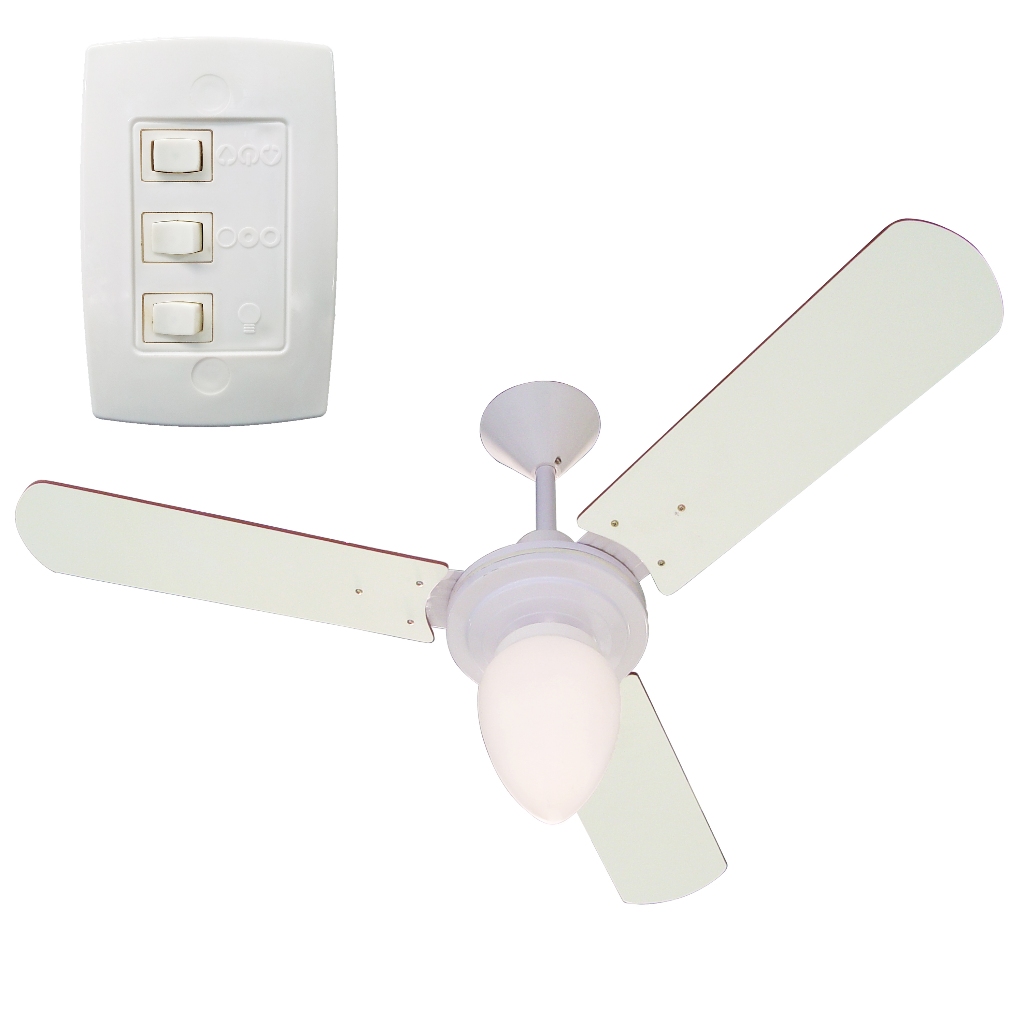 Ventilador De Teto Aliseu Iceberg Com Controle De Parede em Oferta na Shopee