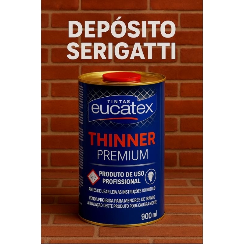 Thinner 9100 900 ml Limpeza Diluição Pinturas Primer Maquina