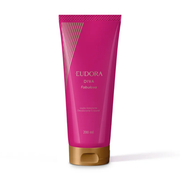 Loção Desodorante Hidratante Corporal Eudora Diva Fabulosa 200ml Eudora Lacrado