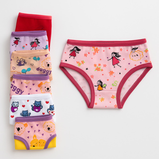 KIT 3, 6 e 9 Calcinha Feminina Tanga Infantil Juvenil Algodão Macio Ajuste Perfeito Cores…