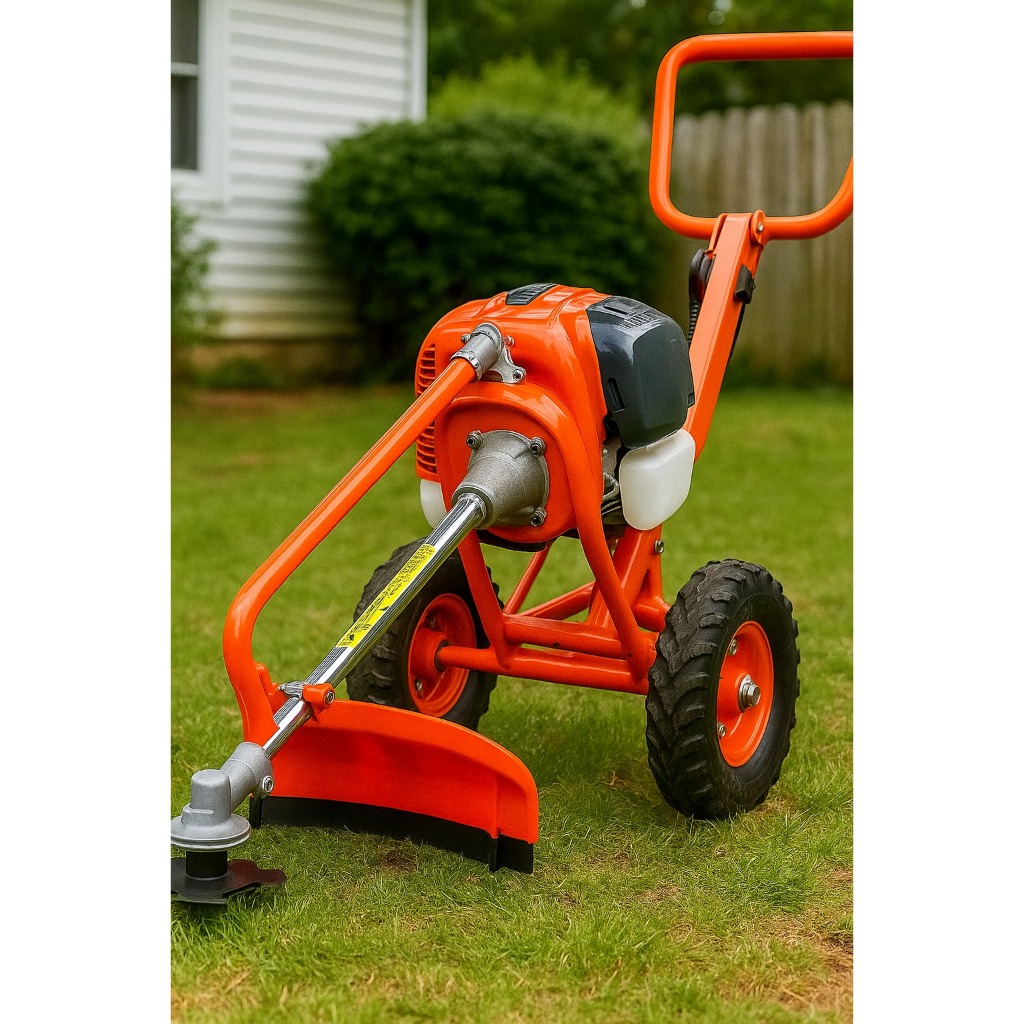 Roçadeira de Carrinho Gasolina 75CC 3,6HP Corte Capim Vegetação Densa Terreno Grande em Oferta na Shopee