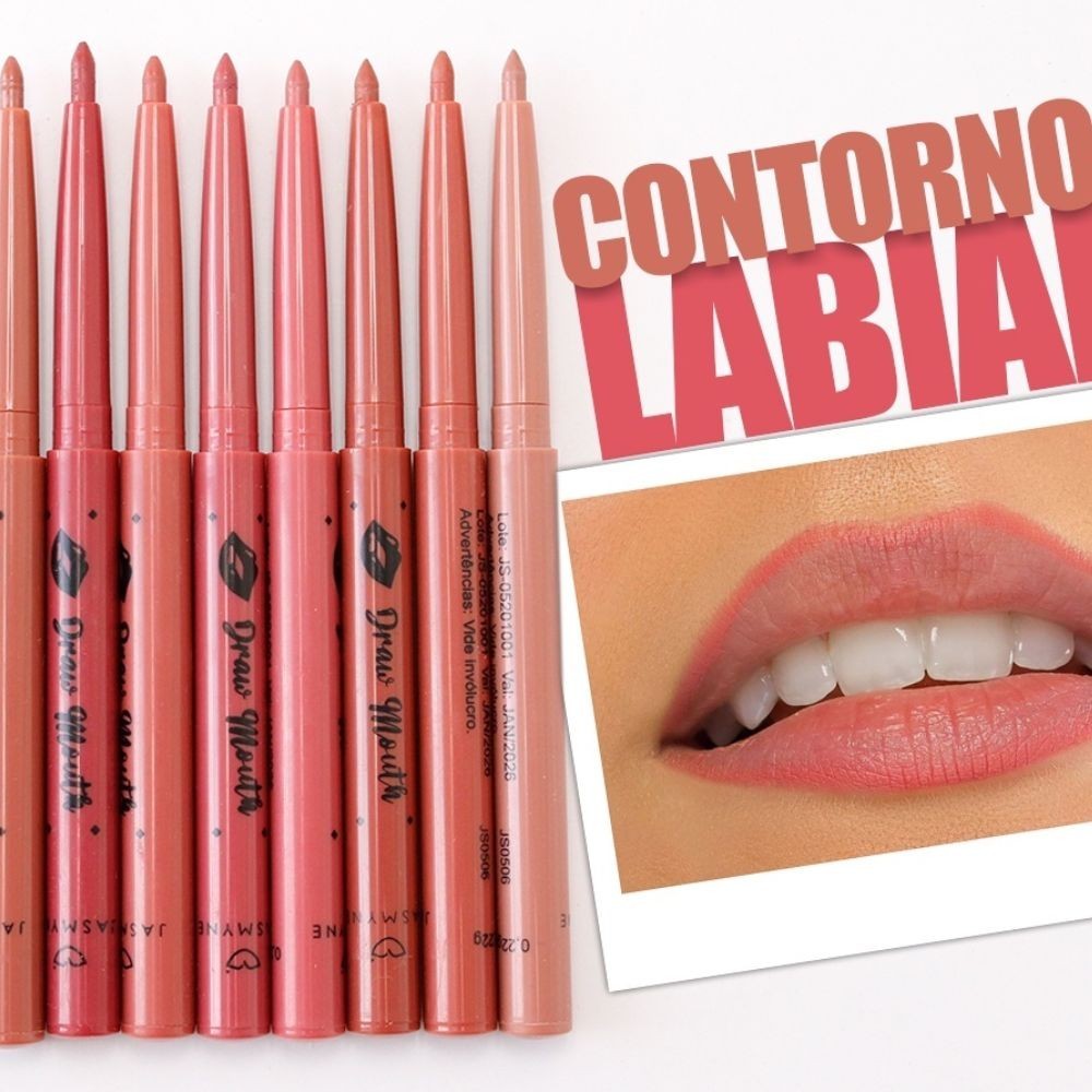 Lápis Contorno Labial Draw Mouth - Jasmyne Retrátil