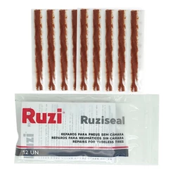 12 Reparos Ruziseal Macarrão Tripa Conserto Pneus S/ Camara