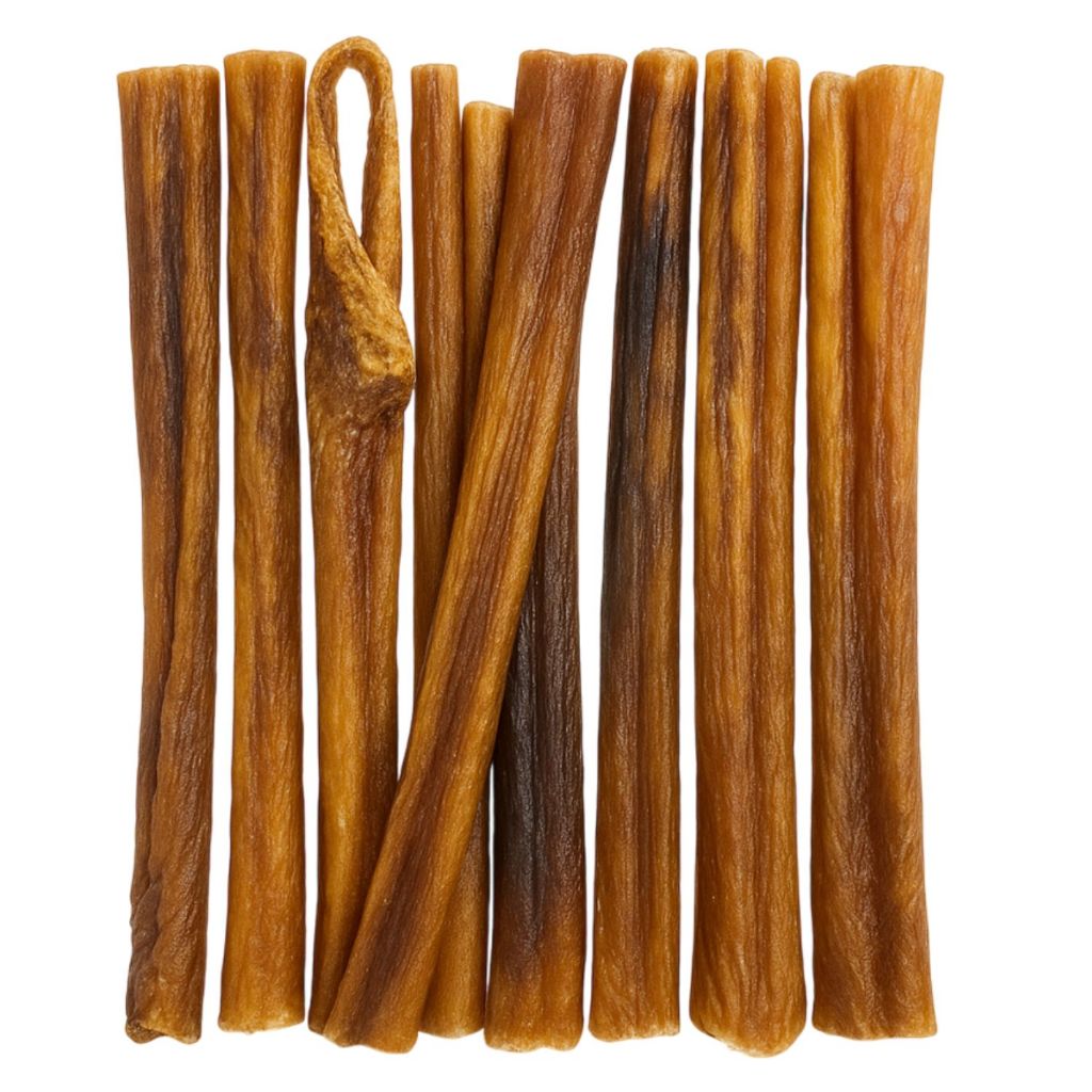 Petisco Esôfago Bovino Mordedor Natural Palito 10un Cães Petisco Pet