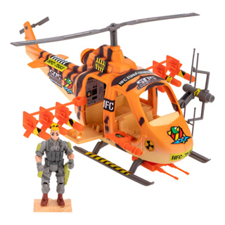 Helicóptero Comandos Contra Terror Brinquedo Gulliver Boneco 822 em Oferta na Shopee