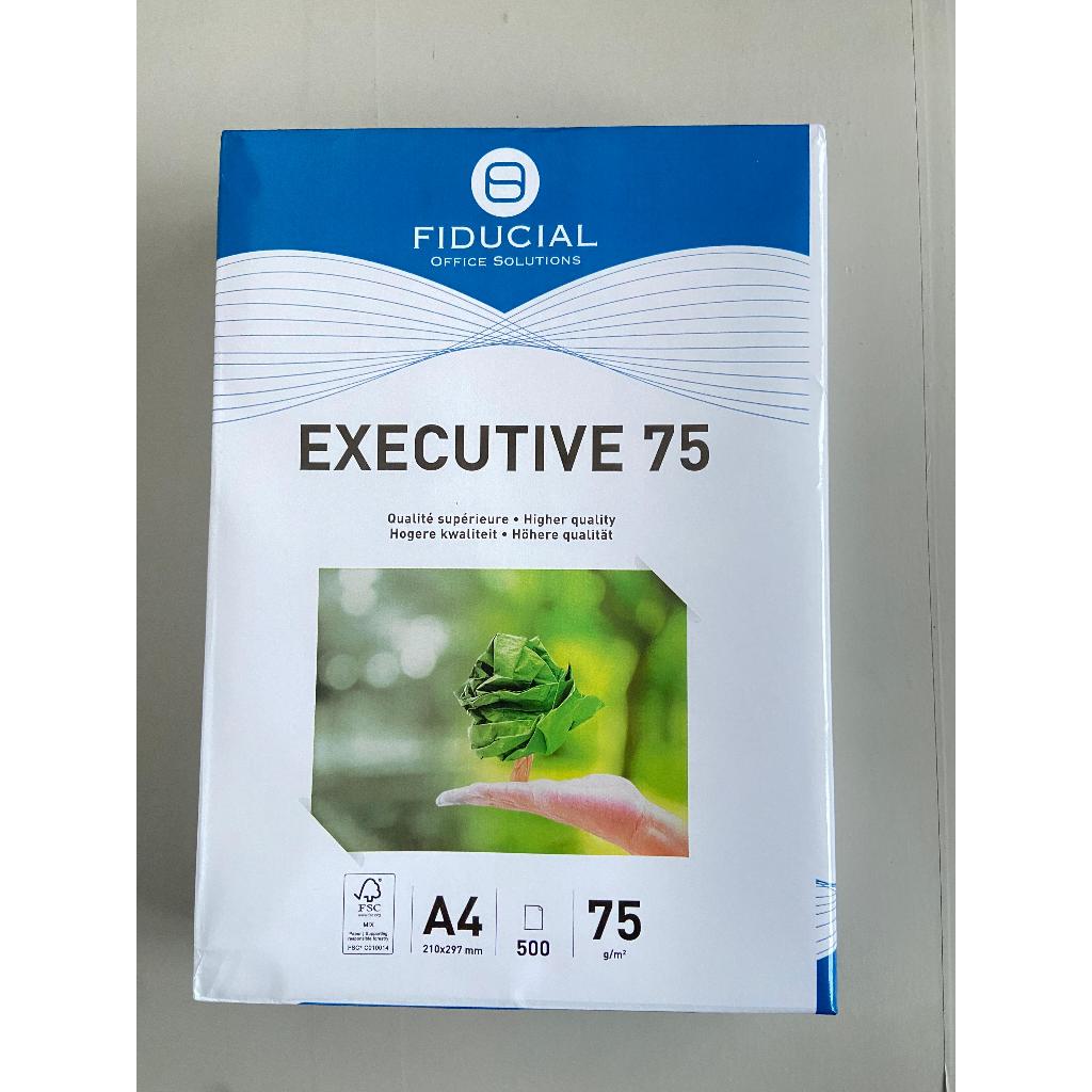 Papel Sulfite EXECUTIVE A4 500 Folhas de 75g Cor Branco 210x297 em Oferta na Shopee