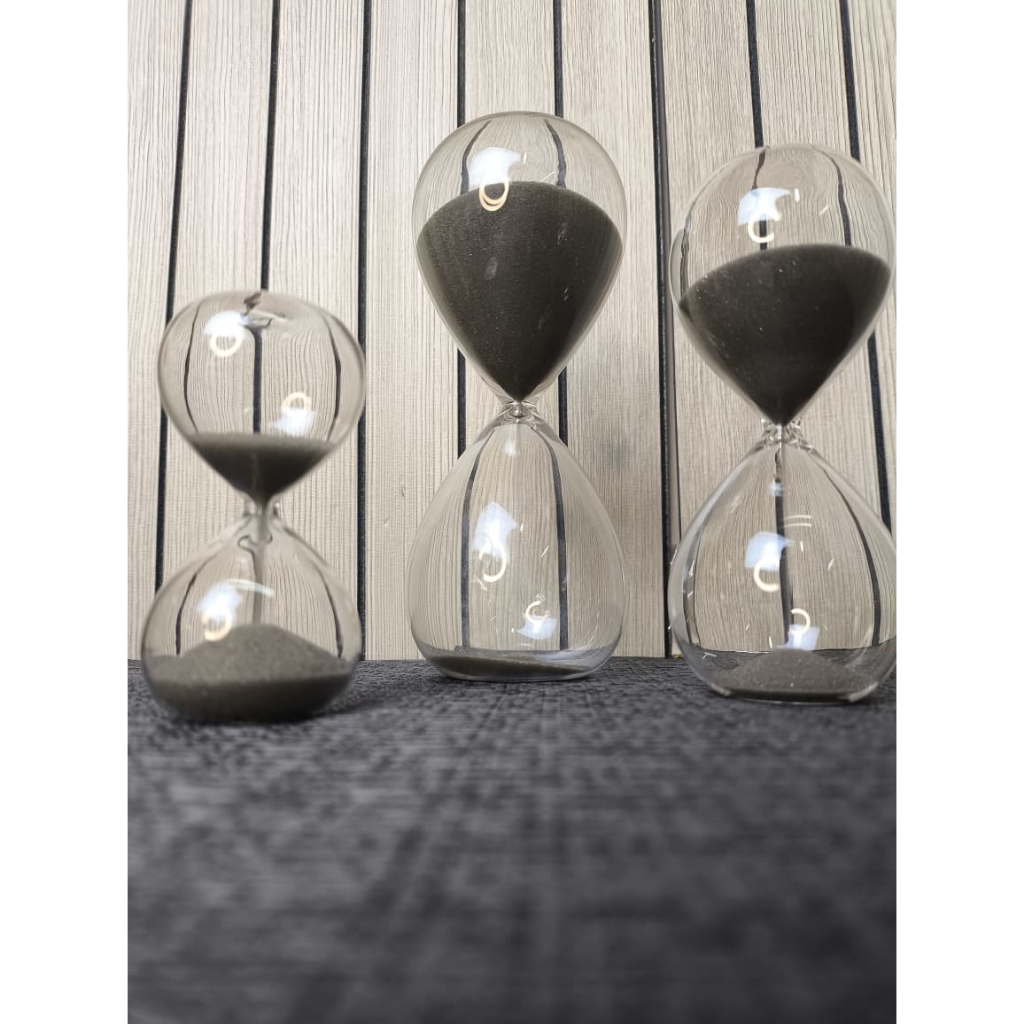 Ampulheta de vidro temporizador de areia ( MODELOS NOVOS) - DT6884/DT6885/DT6886