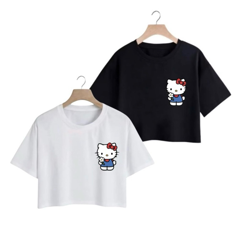 Cropedd Kit 2 Peças Blusinha Feminina Algodão Estampado Academia Confortável