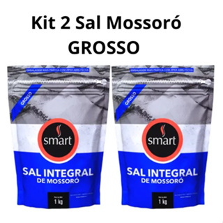Kit 2 Pouchs Sal Integral De Mossoró Grosso 1kg Cada - Smart em Oferta na Shopee