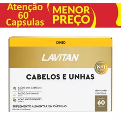 Lavitan Cabelos e Unhas 60 Cápsulas