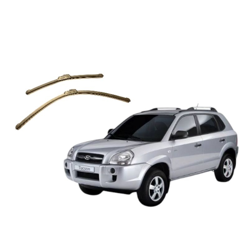 Par de Palhetas para Limpador de Parabrisa Dianteiro para Hyundai Tucson 2005 Até 2016 em Oferta na Shopee