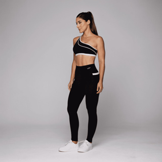 Conjunto Fitness Feminino Flower Academia Top Ombro Só e Calça Legging com Bolso Coleção Duo em Oferta na Shopee