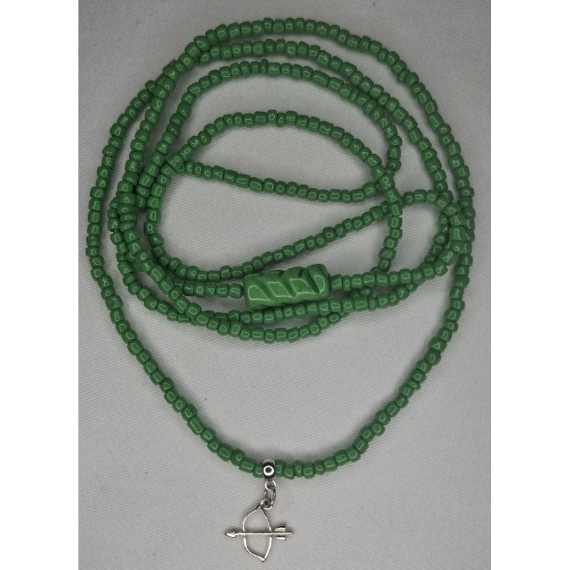 Guia oxóssi / Guia caboclo pingente flecha (prata) com firma