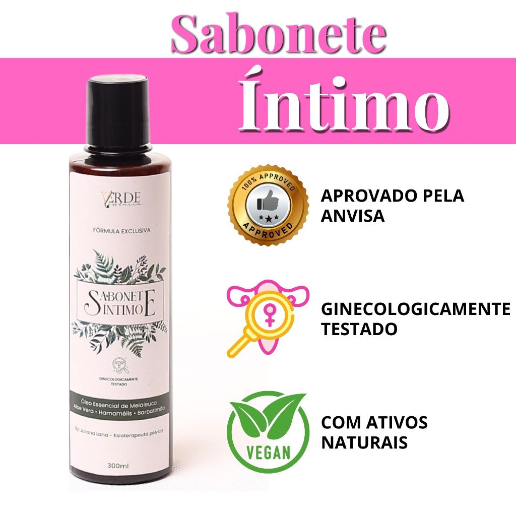 Sabonete Íntimo Barbatimão Aloe Vera Hamamelis Combate Candidíase de Repetição Vaginose E Mal cheiro