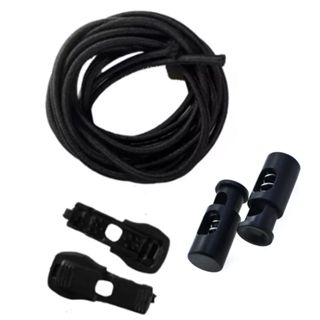 Cadarços Elástico Stretch Triathlom - Preto em Oferta na Shopee