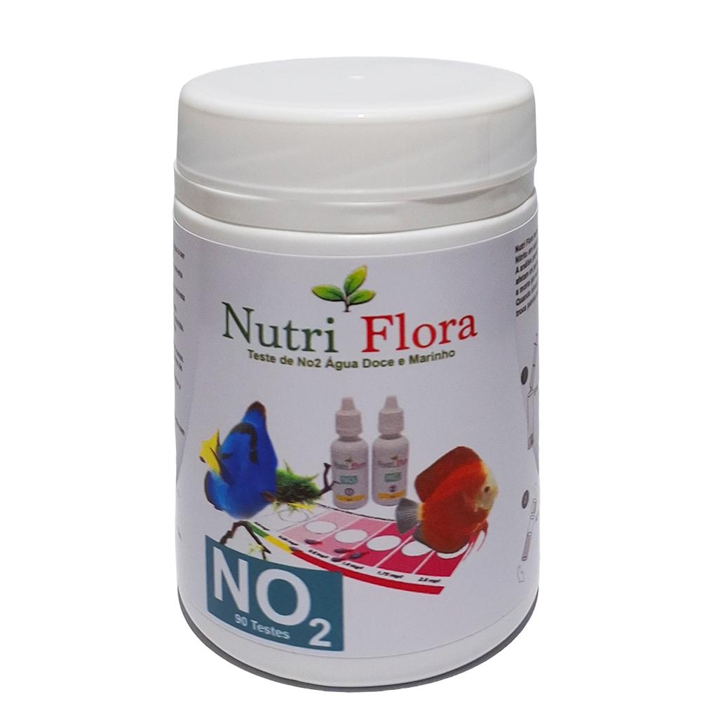 NO2 Teste de Nitrito Aquários Agua Doce e Marinho