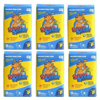 KIT 6 PACOTES FRALDA DESCARTÁVEL PARA CACHORRO MACHO SUPER SECÃO TAMANHO P - 72 UNIDADES em Oferta na Shopee