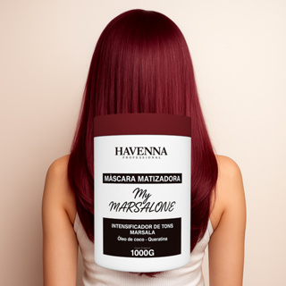 Mascara Matizadora Para Cabelos Marsala 1kg em Oferta na Shopee