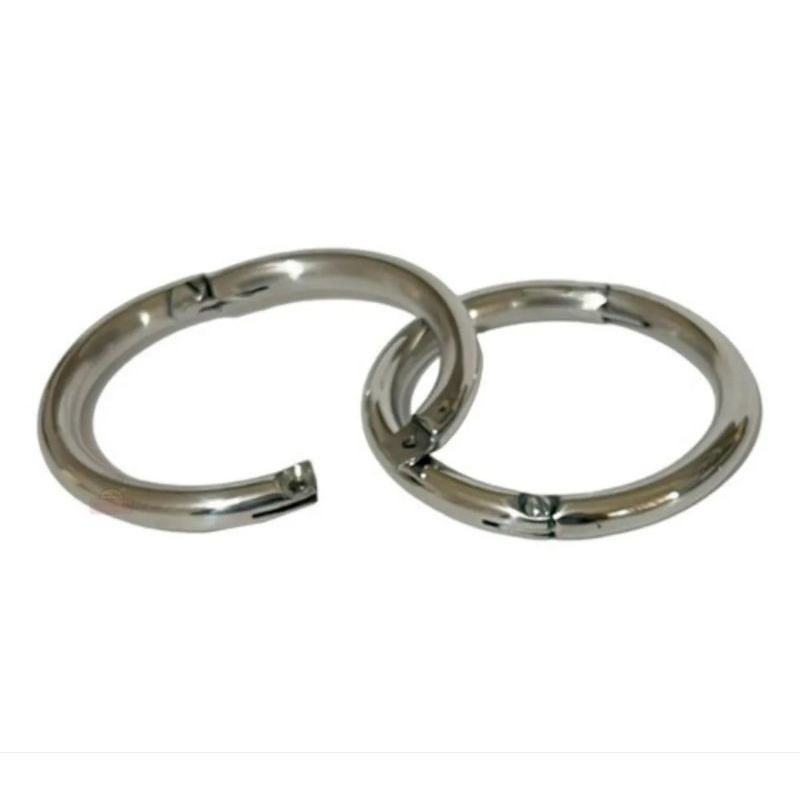 Kit 2 Argolas Formiga Inox Para Boi Bezerro Gado Nasal em Oferta na Shopee