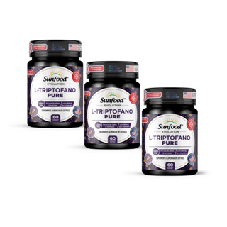 Kit 03 L  Triptofano Pure sono 860mg Suplementos SunfoodEvolution em Oferta na Shopee