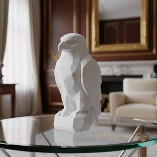 Escultura estátua Águia Geométrica 3D | Decoração Moderna para Mesa, Sala e Escritório Impressão 3D em Oferta na Shopee