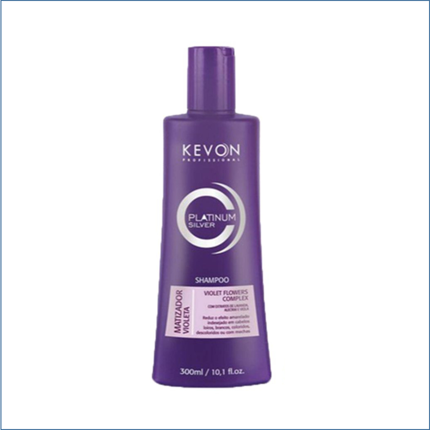 Shampoo Matizador e Desamarelador Kevon Vek 300ml