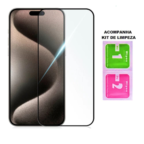Película 3D Samsung Galaxy – A03, A03S, A04, A05, A06, A12, A13, A14, A15 – Vidro Temperado Premium + KIT LIMPEZA