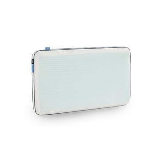Travesseiro Solteiro Luuna Cool Flip Memory Foam, PCM Cooling, Capa Dupla Removível e Lavável