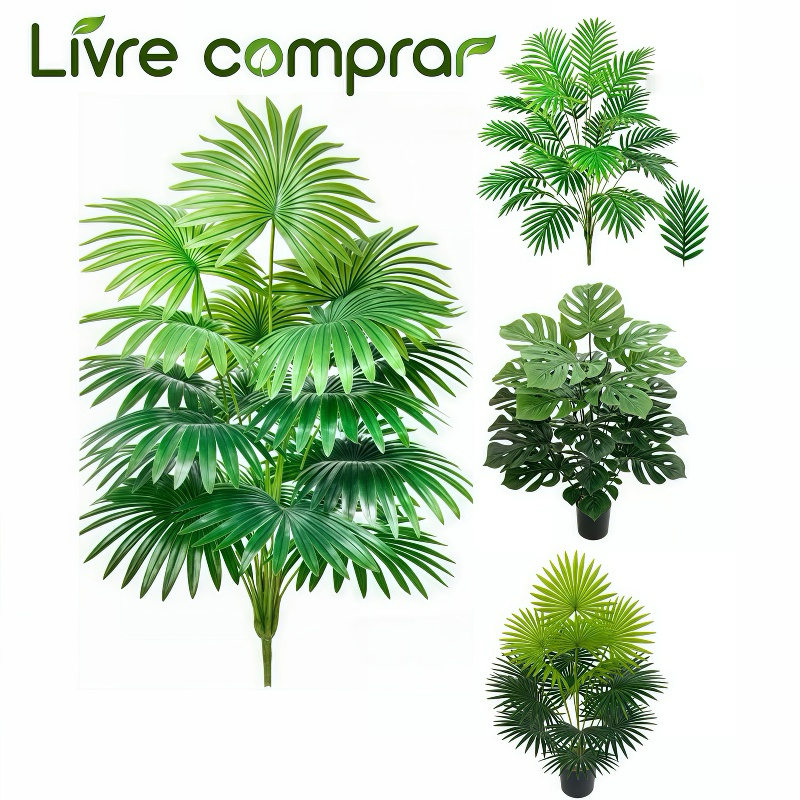 Grande planta de palmeira de noz de bétele simulada com toque realista