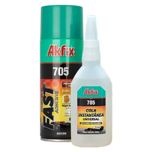 Kit Super Cola acelerador 100g + Ativador 400ml - Akfix