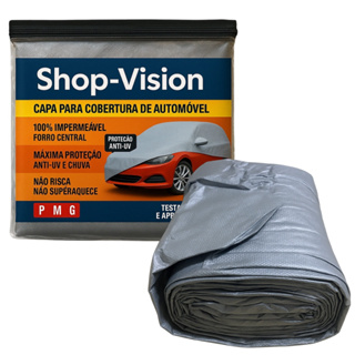 Capa Para Cobrir Carro Forrada 100% Impermeável Proteção Total Sol Chuva Riscos em Oferta na Shopee
