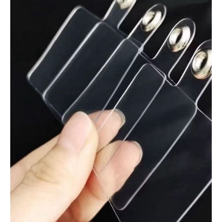 Kit com 10,20 ou 50 no atacado Unidades Adaptador Suporte Para Cordão Celular Almofada de TPU Transparente
