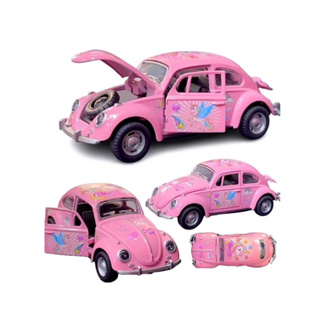 Carrinho de ferro Fusca, Miniatura de carro colecionável, abre portas e capô, Com fricção, Disponível 12 CM em Oferta na Shopee
