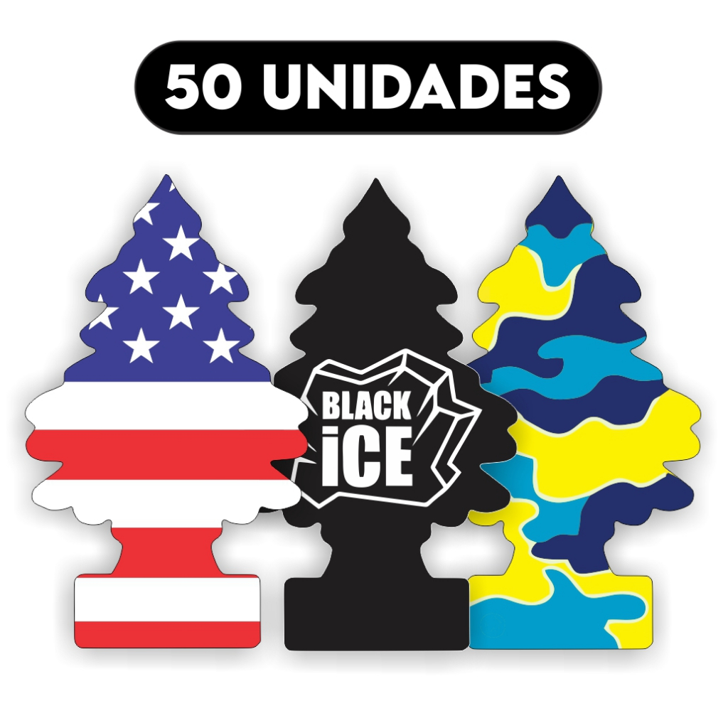 Kit 50 Cheirinho Aromatizante Para Carro Novo Cheiroso Pinheiro Sortidos em Oferta na Shopee