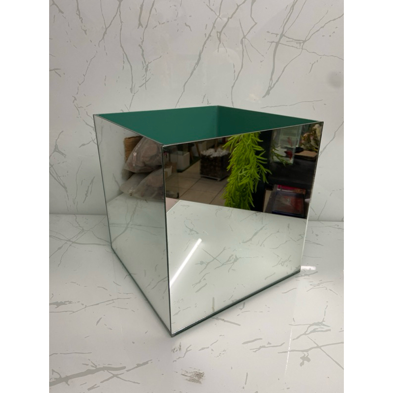 Vaso cachepot  espelhado decorativo 25x25 cm